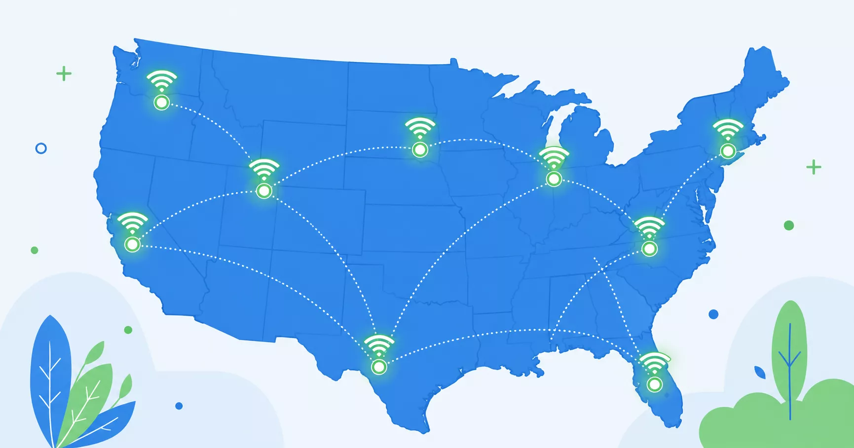 Best US cities for free WiFi 2026 city guide map